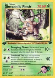 Giovanni's Pinsir 24/132<br/>Ken Sugimori