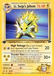 Lt. Surge's Jolteon 28/132<br/>Ken Sugimori