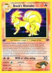 Brock's Ninetales 3/132<br/>Ken Sugimori