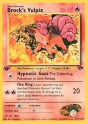 Brock's Vulpix 37/132<br/>Ken Sugimori