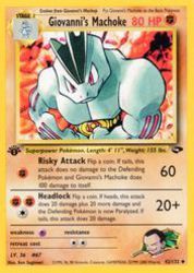 Giovanni's Machoke 42/132<br/>Ken Sugimori