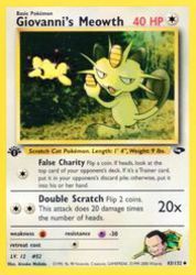 Giovanni's Meowth 43/132<br/>Atsuko Nishida