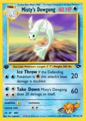 Misty's Dewgong 54/132<br/>Ken Sugimori