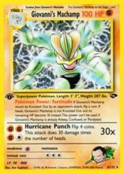 Giovanni's Machamp 6/132<br/>Ken Sugimori