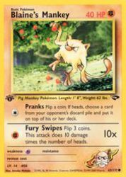 Blaine's Mankey 63/132<br/>Atsuko Nishida