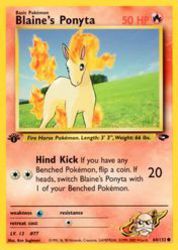 Blaine's Ponyta 64/132<br/>Ken Sugimori