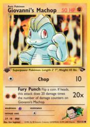 Giovanni's Machop 72/132<br/>Ken Sugimori