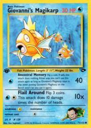 Giovanni's Magikarp 73/132<br/>Ken Sugimori