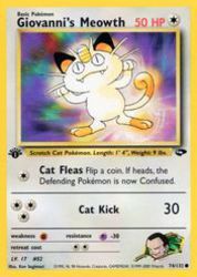 Giovanni's Meowth 74/132<br/>Ken Sugimori