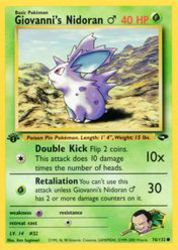 Giovanni's Nidoran ♂ 76/132<br/>Ken Sugimori