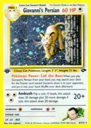 Giovanni's Persian 8/132<br/>Ken Sugimori