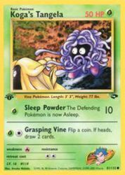 Koga's Tangela 81/132<br/>Atsuko Nishida