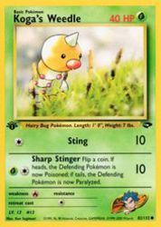 Koga's Weedle 82/132<br/>Ken Sugimori