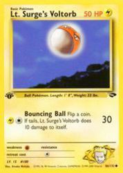 Lt. Surge's Voltorb 86/132<br/>Atsuko Nishida