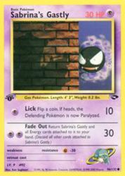 Sabrina's Gastly 96/132<br/>Ken Sugimori