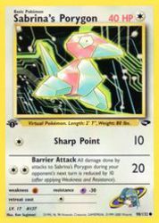 Sabrina's Porygon 98/132<br/>Ken Sugimori