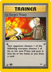 Lt. Surge's Treaty 112/132<br/>Ken Sugimori
