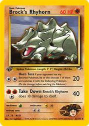 Brock's Rhyhorn 22/132<br/>Ken Sugimori