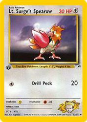 Lt. Surge's Spearow 52/132<br/>Ken Sugimori