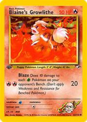 Blaine's Growlithe 62/132<br/>Atsuko Nishida
