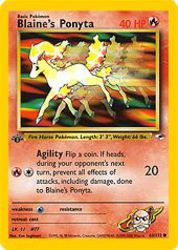 Blaine's Ponyta 63/132<br/>Ken Sugimori