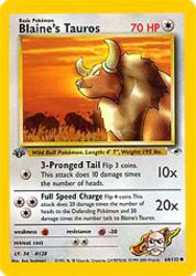 Blaine's Tauros 64/132<br/>Ken Sugimori