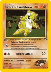 Brock's Sandshrew 71/132<br/>Ken Sugimori