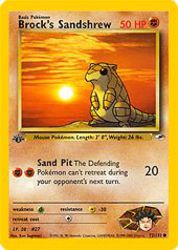 Brock's Sandshrew 72/132<br/>Ken Sugimori