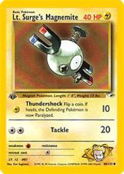 Lt. Surge's Magnemite 80/132<br/>Ken Sugimori