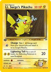 Lt. Surge's Pikachu 81/132<br/>Ken Sugimori