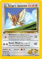 Lt. Surge's Spearow 83/132<br/>Atsuko Nishida
