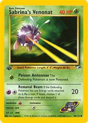 Sabrina's Venonat 96/132<br/>Ken Sugimori
