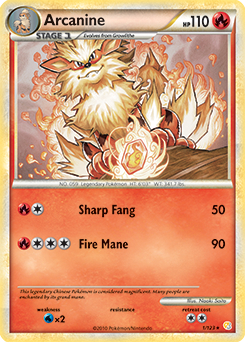 Arcanine 1/123<br/>Naoki Saito
