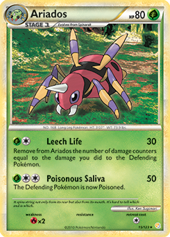 Ariados 15/123<br/>Ken Sugimori