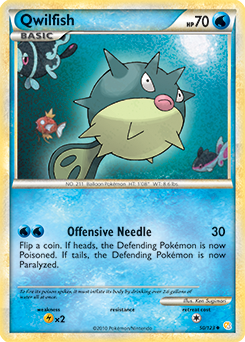 Qwilfish 50/123<br/>Ken Sugimori