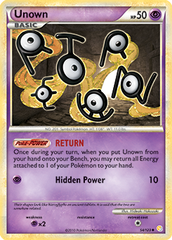 Unown 54/123<br/>Hideaki Hakozaki