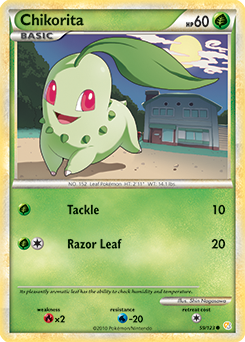 Chikorita 59/123<br/>Shin Nagasawa