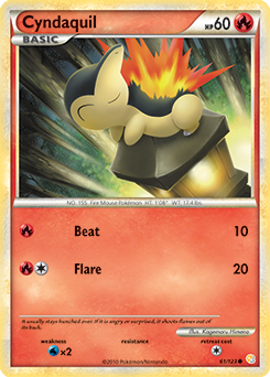 Cyndaquil 61/123<br/>Kagemaru Himeno