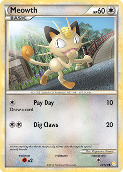 Meowth 75/123<br/>Kagemaru Himeno