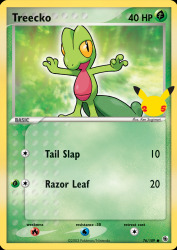 Treecko 76/109<br/>Ken Sugimori