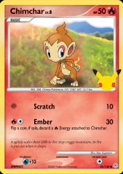 Chimchar 76/130<br/>Ken Sugimori