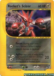 Rocket's Scizor 4/9<br/>K. Hoshiba