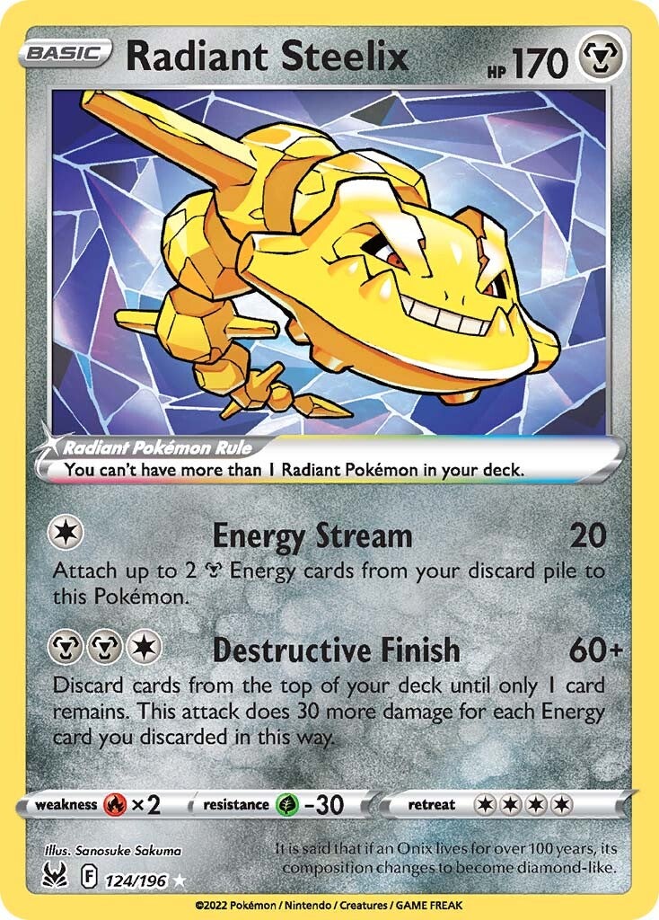 Radiant Steelix 124/196<br/>Sanosuke Sakuma