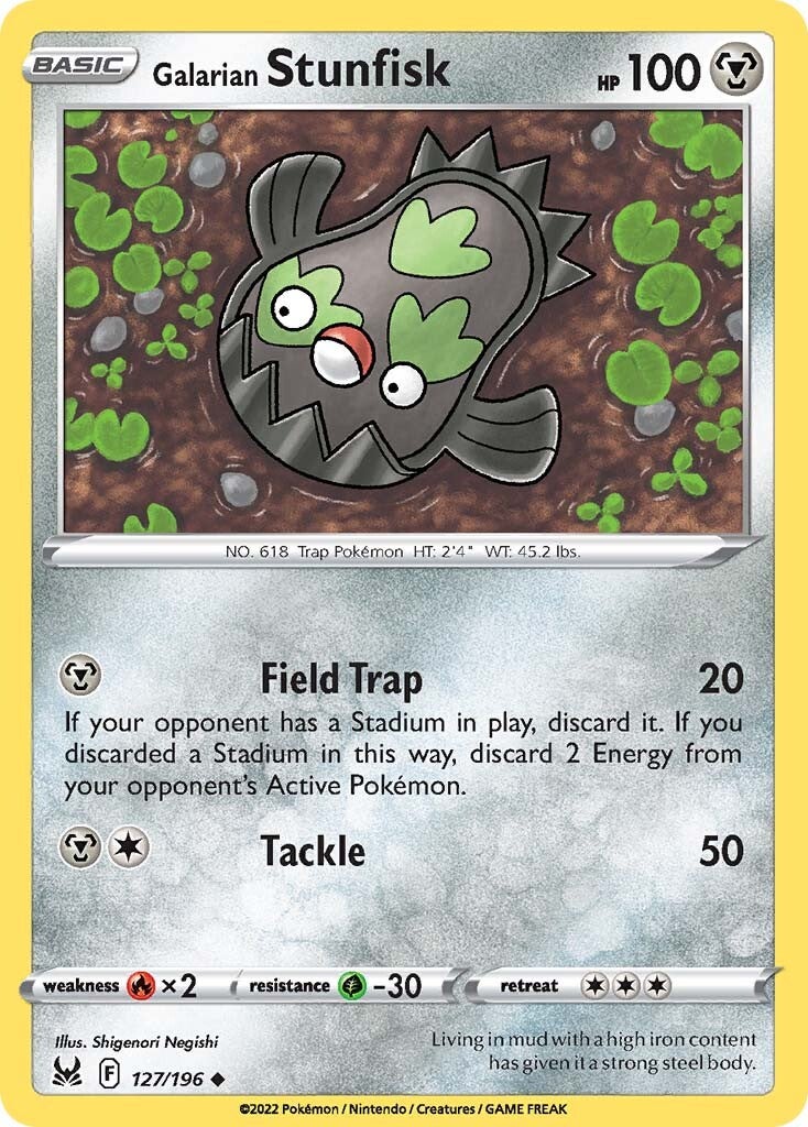 Galarian Stunfisk 127/196<br/>Shigenori Negishi