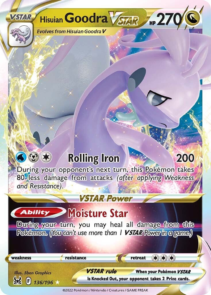 Hisuian Goodra-VSTAR 136/196<br/>5ban Graphics