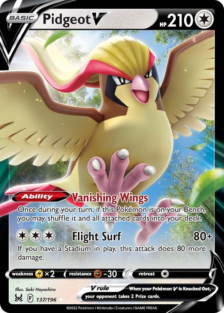Pidgeot-V 137/196<br/>Saki Hayashiro