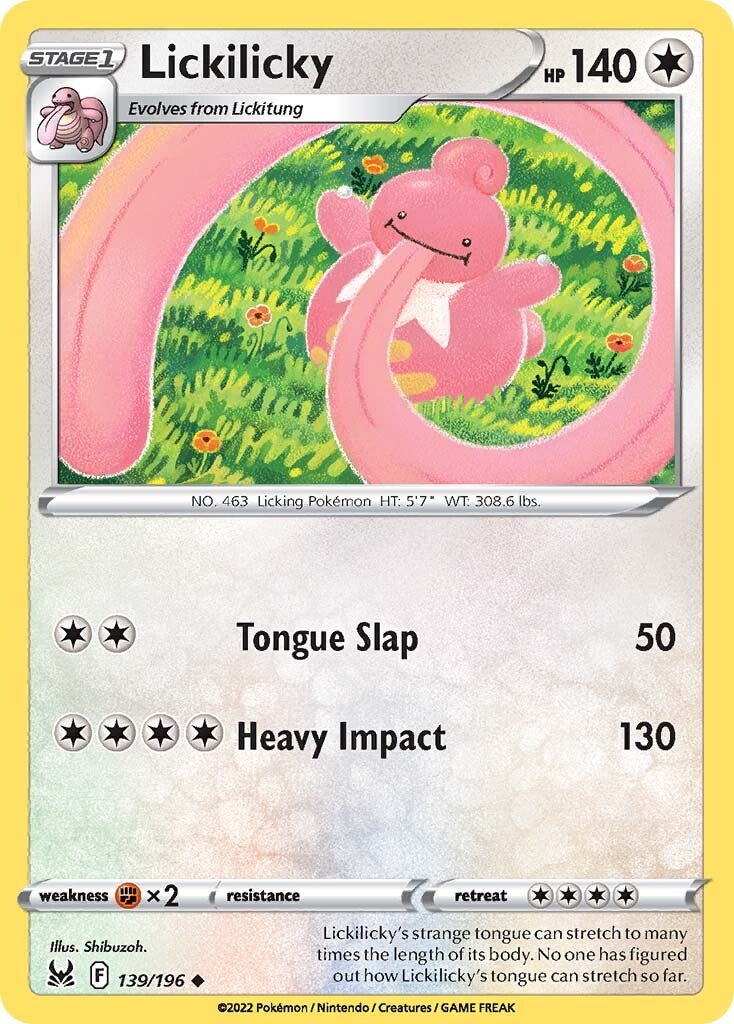 Lickilicky 139/196<br/>Shibuzoh.
