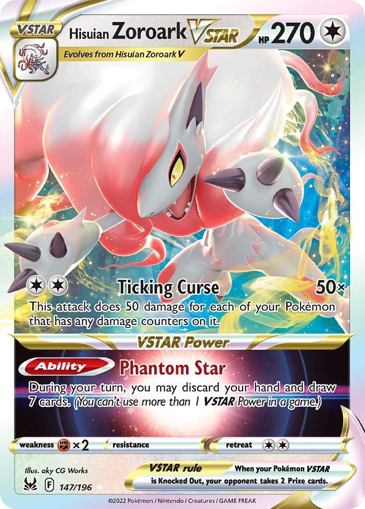 Hisuian Zoroark-VSTAR 147/196<br/>aky CG Works