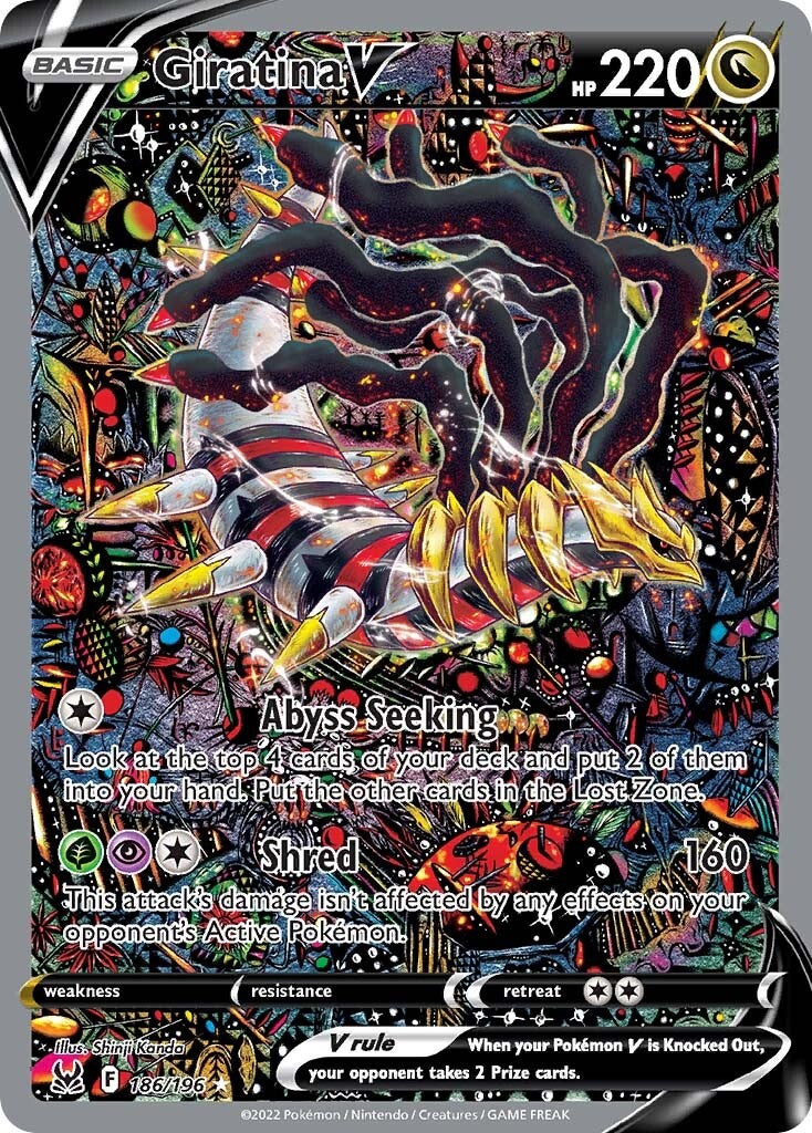 Giratina-V 186/196<br/>Shinji Kanda
