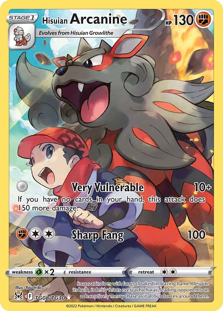 Hisuian Arcanine TG08<br/>You Iribi